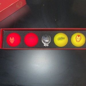 Avengers golf balls collectible item, limited edition sold out.